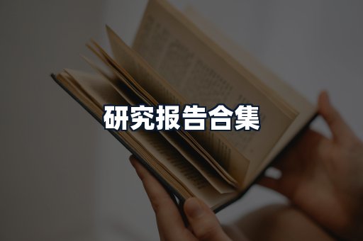 研究报告合集
